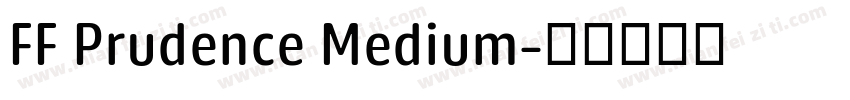 FF Prudence Medium字体转换